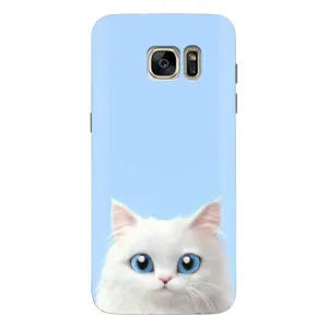 Чохол на тематику: Коти для Samsung Galaxy S7 Edge (G935) (Білий кіт)