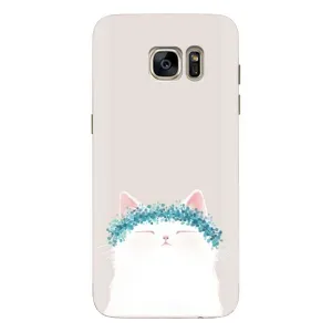 Чохол на тематику: Коти для Samsung Galaxy S7 Edge (G935) (Білий котик)