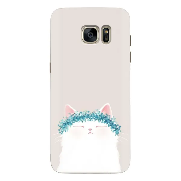 Чехол с рисунком «Белый котик» для Samsung Galaxy S7 Edge (G935) Чехол с рисунком «Белый котик» для Samsung Galaxy S7 Edge (G935)