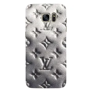Текстурный Чехол Louis Vuitton для Гелекси С7 Едж (Бежевый ЛВ)