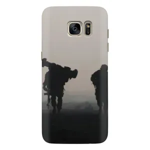 Чехлы на военную тематику для Samsung Galaxy S7 Еdge / G935 (Бой солдат)