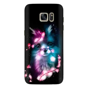 Чохол з Лисичкою для Samsung Galaxy S7 Еdge / G935 (Чорна лисиця)