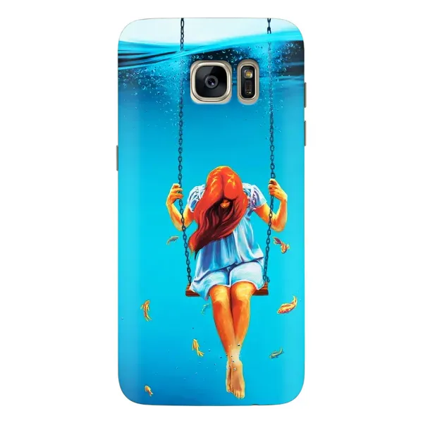 Чехол с рисунком «Девушка на качели» для Samsung Galaxy S7 Edge (G935) Чехол с рисунком «Девушка на качели» для Samsung Galaxy S7 Edge (G935)
