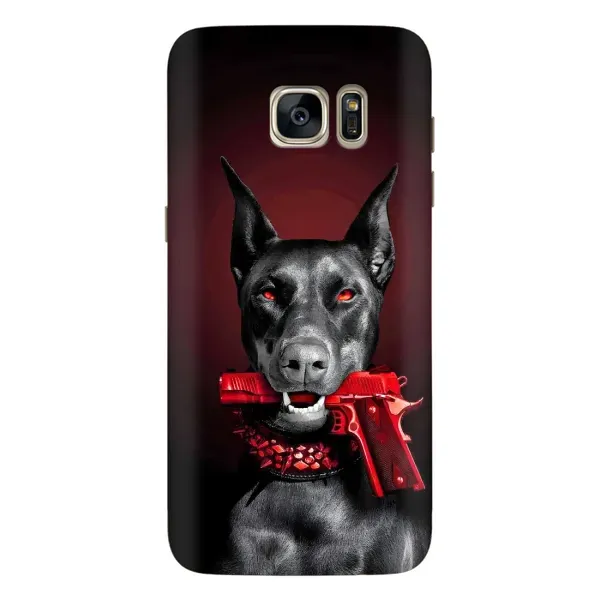 Чехол с рисунком «Доберман злой» для Samsung Galaxy S7 Edge (G935) Чехол с рисунком «Доберман злой» для Samsung Galaxy S7 Edge (G935)