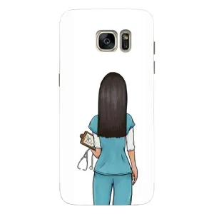 Силиконовый бампер (Работники) на Samsung Galaxy S7 Еdge / G935 (Доктор)