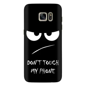 Чехол с прикольным текстом на Samsung Galaxy S7 Еdge / G935 (Dont)