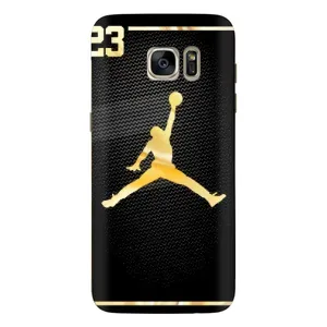 Силиконовый Чехол Nike Air Jordan на Гелекси С7 Едж (Джордан 23)