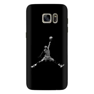 Силиконовый Чехол Nike Air Jordan на Гелекси С7 Едж (Джордан)