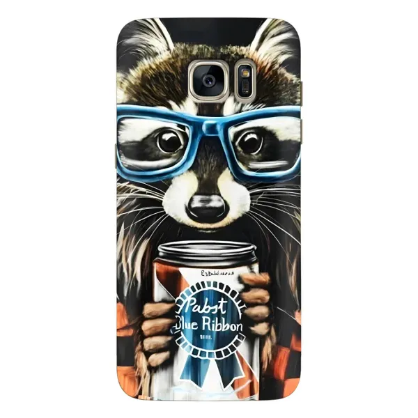 Чехол с рисунком «Енот в очках» для Samsung Galaxy S7 Edge (G935) Чехол с рисунком «Енот в очках» для Samsung Galaxy S7 Edge (G935)
