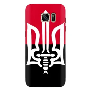 Чехлы УПА (Красно-Чёрный) на Samsung Galaxy S7 Еdge / G935 (Герб Украины)