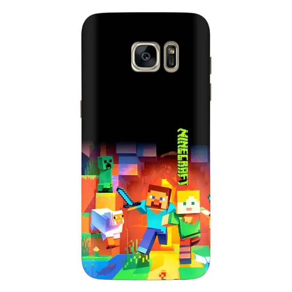 Чехол с рисунком «Герой Майнкрафт» для Samsung Galaxy S7 Edge (G935) Чехол с рисунком «Герой Майнкрафт» для Samsung Galaxy S7 Edge (G935)