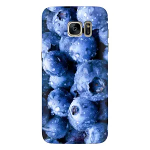 Чехол с изображением вкусной еды для Samsung Galaxy S7 Еdge / G935 (Голубика)