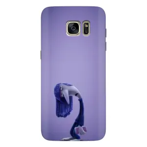 Чехол Головоломка для Samsung Galaxy S7 Еdge / G935 - (AlphaPrint) (Хандра)