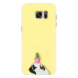 Бампер для Samsung Galaxy S7 Еdge / G935 з картинкою "Песики" (Кактус на голові)