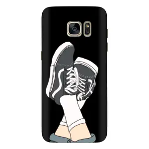 Чехол с Прикольным принтом на Samsung Galaxy S7 Еdge / G935 (Кеды)