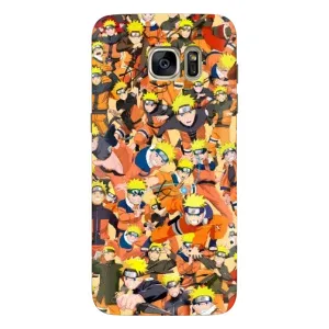 Чехлы с принтом Наруто на Samsung Galaxy S7 Еdge / G935 (Коллаж Наруто)