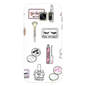 Девчачий Чехол для Samsung Galaxy S7 Еdge / G935 (Косметика)