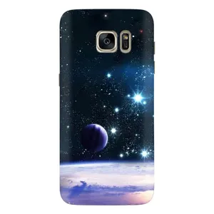 Чохол (ТПУ) з планетами на Samsung Galaxy S7 Еdge / G935 (Космічний вид)