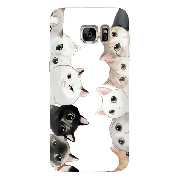 Чехол с рисунком «Коты» для Samsung Galaxy S7 Edge (G935) Чехол с рисунком «Коты» для Samsung Galaxy S7 Edge (G935)