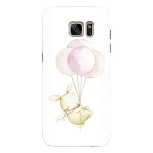 Силіконовий бампер з картинкою звірів для Samsung Galaxy S7 Еdge / G935 (Кролик та кульки)