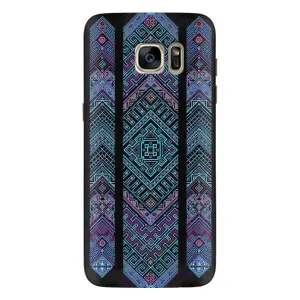 Силиконовый Чехол на Samsung Galaxy S7 Еdge / G935 (Крутой орнамент)