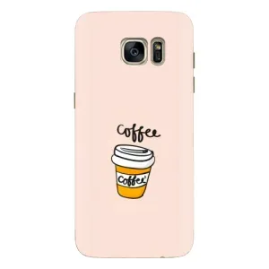 Чехол с изображением вкусной еды для Samsung Galaxy S7 Еdge / G935 (Кружка кофе)