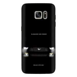 Чехлы с тематикой "Крутые машины" на Samsung Galaxy S7 Еdge / G935 (Черный Land Rover)