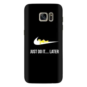 Силиконовый Чехол на Samsung Galaxy S7 Еdge / G935 с картинкой Nike (Later)