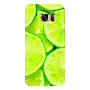 Чехол с изображением вкусной еды для Samsung Galaxy S7 Еdge / G935 (Лайм)