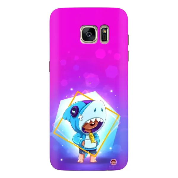 Чехол с рисунком «Леон в костюме Акулы» для Samsung Galaxy S7 Edge (G935)