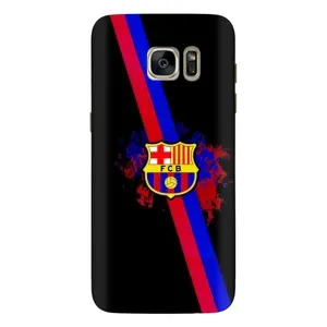 Чехол для Samsung Galaxy S7 Еdge / G935 (Барселона) (Лого Барсы)