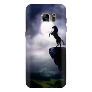 Чохли з зображенням різних тварин на Samsung Galaxy S7 Еdge / G935 (Кінь)