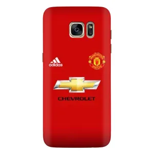 Силиконовые Чехлы принт Футбол на Samsung Galaxy S7 Еdge / G935 (Man United)