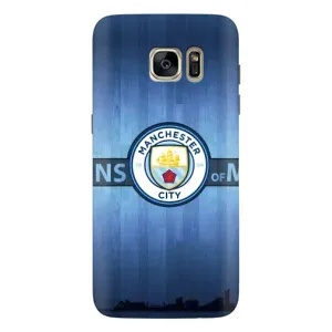 Силиконовые Чехлы принт Футбол на Samsung Galaxy S7 Еdge / G935 (ManCity)