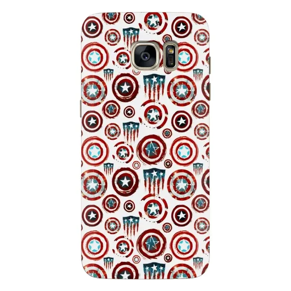 Чехол с рисунком «Марвел щиты» для Samsung Galaxy S7 Edge (G935) Чехол с рисунком «Марвел щиты» для Samsung Galaxy S7 Edge (G935)