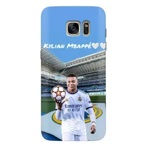 Чехол (TPU) с Футболистом на Samsung Galaxy S7 Еdge / G935 (Mbappe Real)