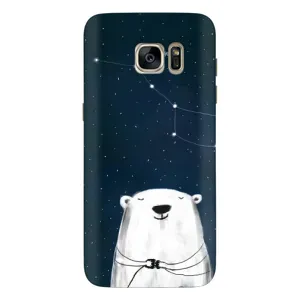 Силіконовий бампер з картинкою звірів для Samsung Galaxy S7 Еdge / G935 (Ведмедиця)