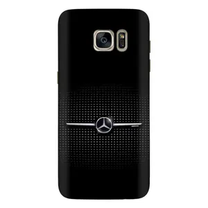 Силиконовый бампер с картинкой машины на Samsung Galaxy S7 Еdge / G935 (Mercedes)