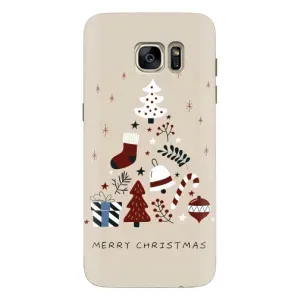 Чехол Санта Клаус для Samsung Galaxy S7 Еdge / G935 (Merry Christmas)