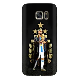 Чехлы Лео Месси Аргентина для Samsung Galaxy S7 Еdge / G935 (Месси король)
