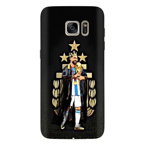 Чехол с рисунком «Месси король» для Samsung Galaxy S7 Edge (G935) Чехол с рисунком «Месси король» для Samsung Galaxy S7 Edge (G935)