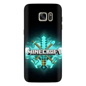 Чехол майнкрафт для Samsung Galaxy S7 Еdge / G935 (MineCraft 2)