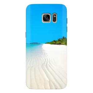 Летний Чехол на Samsung Galaxy S7 Еdge / G935 (Море песок)