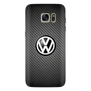 Чехол "Фольксваген" для Samsung Galaxy S7 Еdge / G935 (На карбоне)