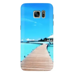 Летний Чехол на Samsung Galaxy S7 Еdge / G935 (Набережная)