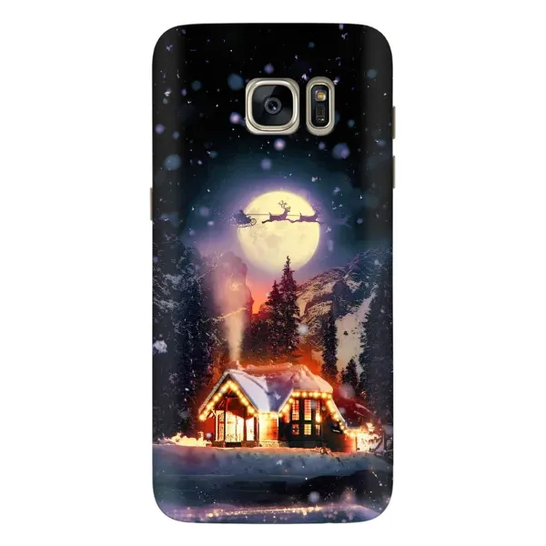 Чехол с рисунком «Настроение зимнее» для Samsung Galaxy S7 Edge (G935) Чехол с рисунком «Настроение зимнее» для Samsung Galaxy S7 Edge (G935)