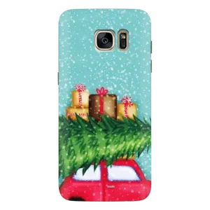 Чехол Новогодняя Елка на Samsung Galaxy S7 Еdge / G935 (Новогодние подарки)