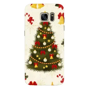 Чехол Новогодняя Елка на Samsung Galaxy S7 Еdge / G935 (Новогодний принт)