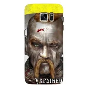 Чехол с картинкой (Патриотический КОЗАК) на Samsung Galaxy S7 Еdge / G935 (Одноглазый Козак)