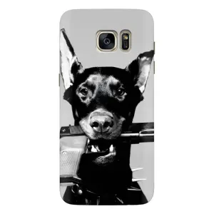 Чохол ДОБЕРМАН для Samsung Galaxy S7 Еdge / G935 (Небезпечний доберман)
